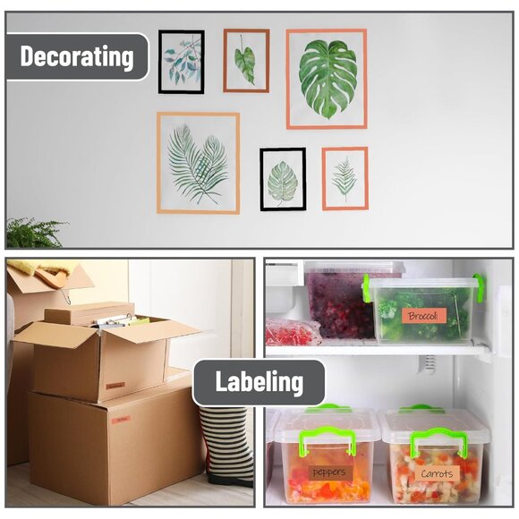 Washi Tape Set, 10 Rolls, Fiery Horizon, Decorative Tape Set, Colored Scrapbook - Picture 6 of 8